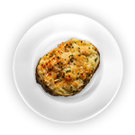 Baked Potato With Macaroni Cheese 